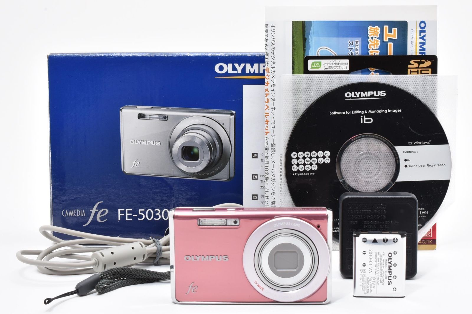 F06[7837]3☆美品☆ オリンパス OLYMPUS FE-5030 ピンク - メルカリ