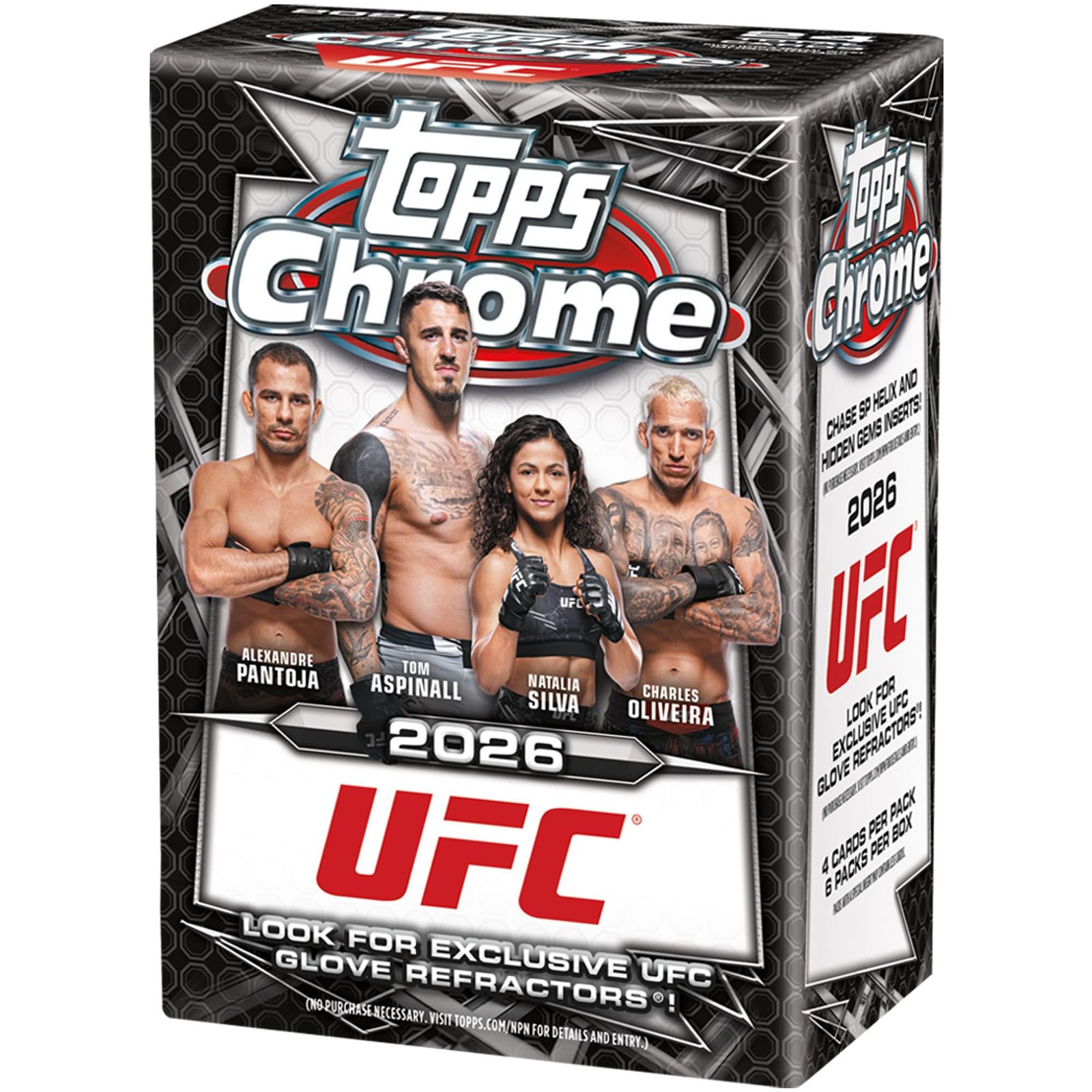 2026 Topps Chrome UFC - 工場出荷時密封 - バリューボックス。