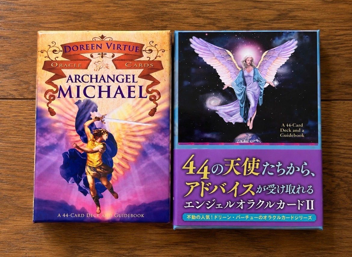 絶版 ドリーン・バーチュー オラクルカード2点セット 日本語版 金縁 美品