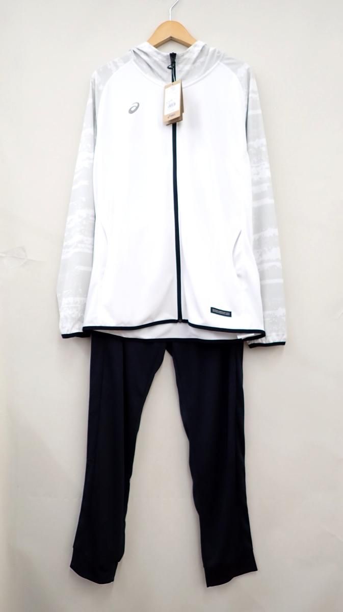★8213☆asics アシックス ヒートシールドサマーニット フーディー / ニットアンクルパンツ 2033C034 / 2033C036　未使用美品　XL