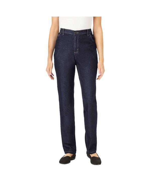 ウーマン ウィズイン レディース ボトムス デニムパンツ トール コットン ジーンズ Woman Within Womens Within Tall Perfect AllCotton BackEla