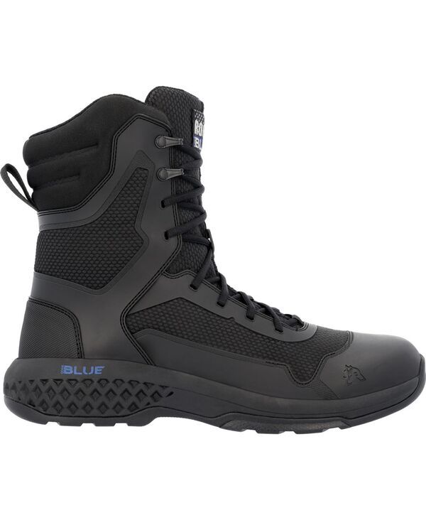 ロッキー メンズ シューズ ブーツ・レインブーツ ROCKY Mens Code Blue 8 Public Service Boot Black ブラック