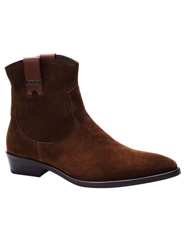 カルロスサンタナ メンズ シューズ ブーツ・レインブーツ Carlos by Carlosantana Mens Zappa Cowboy Fashion Boots Tobacco Suede
