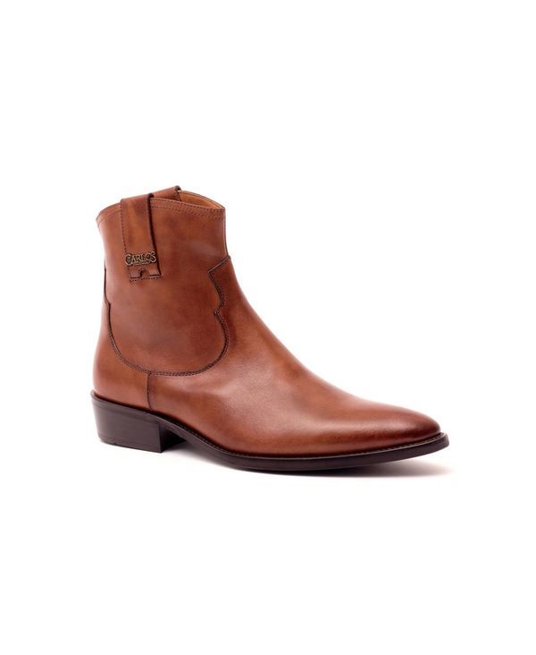 カルロスサンタナ メンズ シューズ ブーツ・レインブーツ Carlos by Carlos Santana Mens Zappa Cowboy Fashion Boots Tan タン