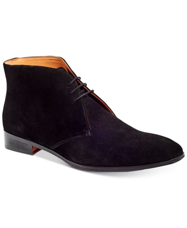 カルロスサンタナ メンズ シューズ ブーツ・レインブーツ Carlos by Carlosantana Mens Corazon Chukka Boot Black Suede ブラック
