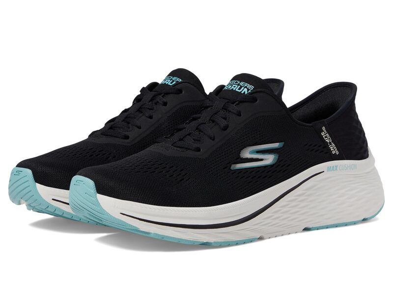 スケッチャーズ レディース シューズ スニーカー SKECHERS Max Cushioning Elite 20 Vanish Hands Free SlipIns BlackBlue ブラック