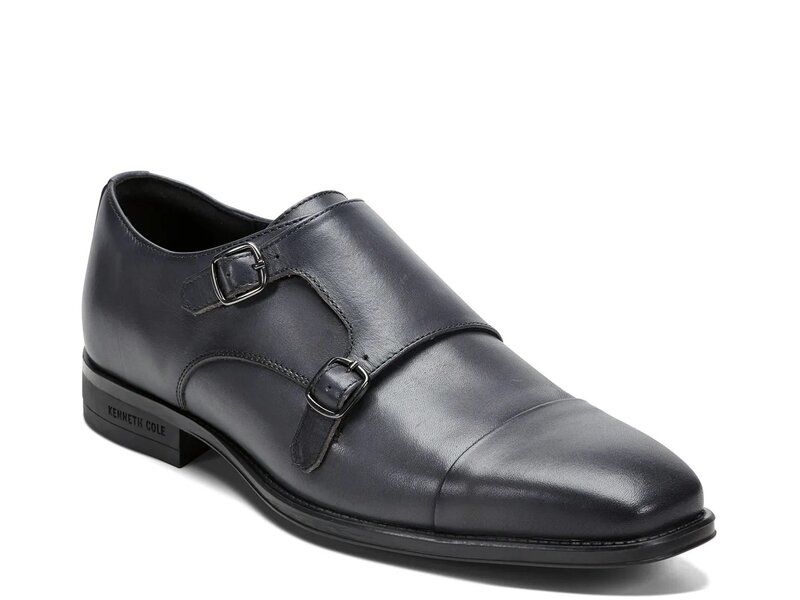 ケネスコール メンズ シューズ スリッポン・ローファー モンクストラップ モンク Kenneth Cole New York Charles Monk Strap SlipOn Dark Grey グ