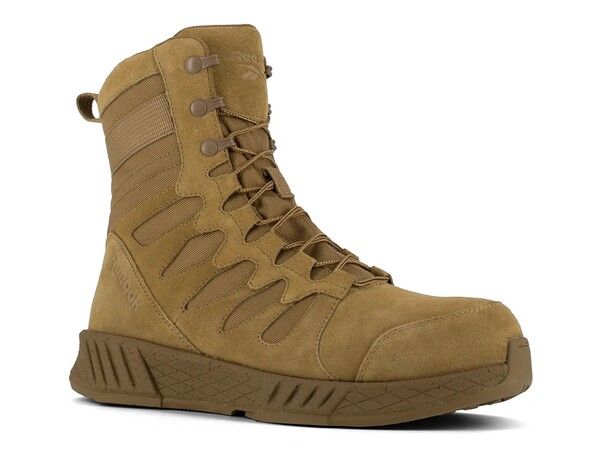 リーボック メンズ シューズ ブーツ・レインブーツ Reebok Work Floatride Energy Tactical Composite Toe Work Boot Mens Dark Br