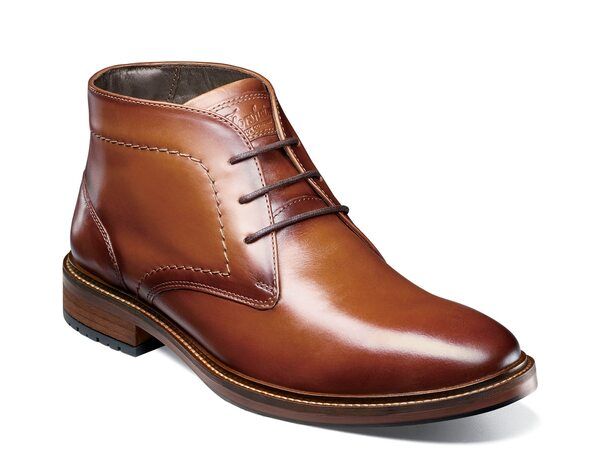 フローシャイム メンズ シューズ ブーツ・レインブーツ Florsheim Forge Plain Toe Chukka Boot Cognac