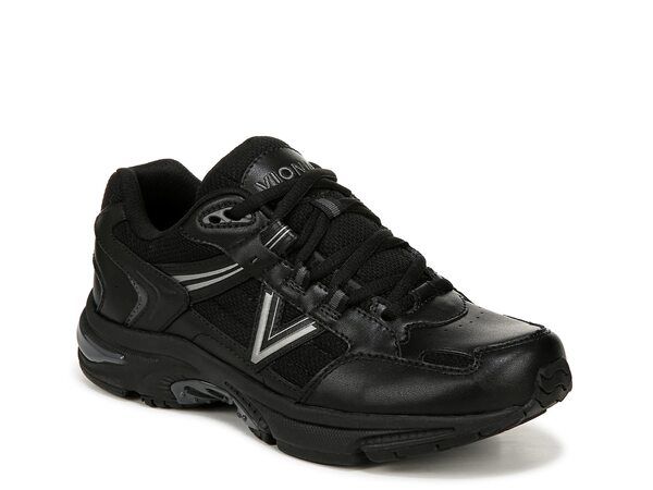 バイオニック レディース シューズ スニーカー Vionic 23Walk 20 Sneaker Womens Black Leather ブラック