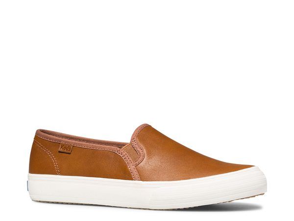 ケッズ レディース シューズ スニーカー Keds Double Decker SlipOn Sneaker Womens Light Brown ブラウン