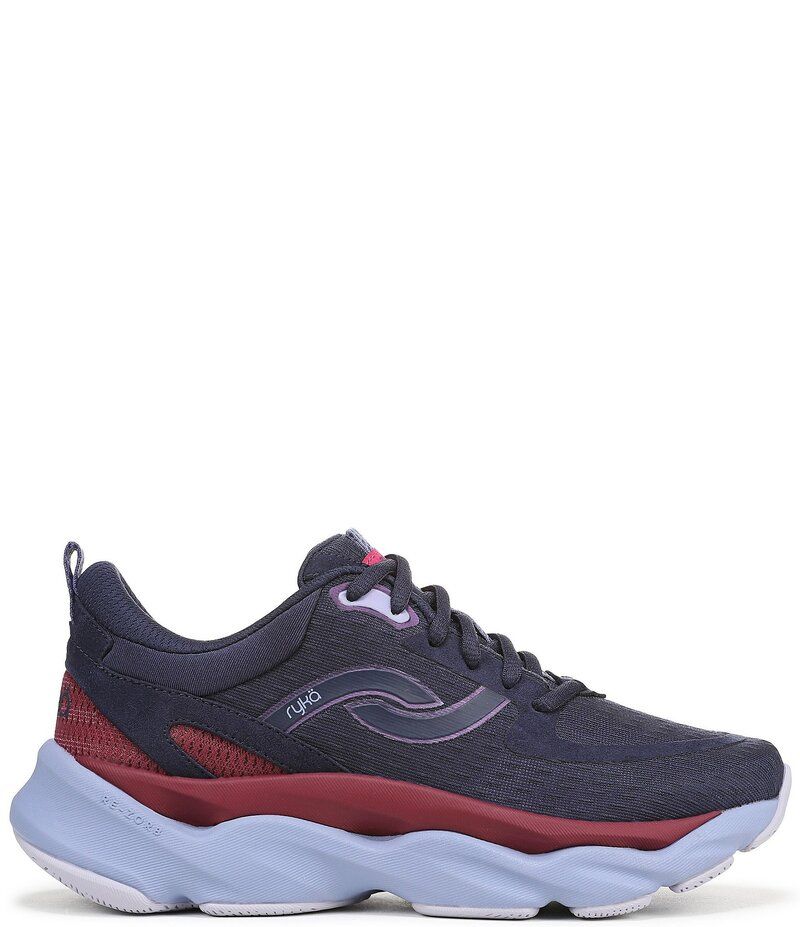 ライカ レディース シューズ スニーカー メッシュ Ryka Womens Rezorb Max Mesh Walking Sneakers Academy Blue ブルー