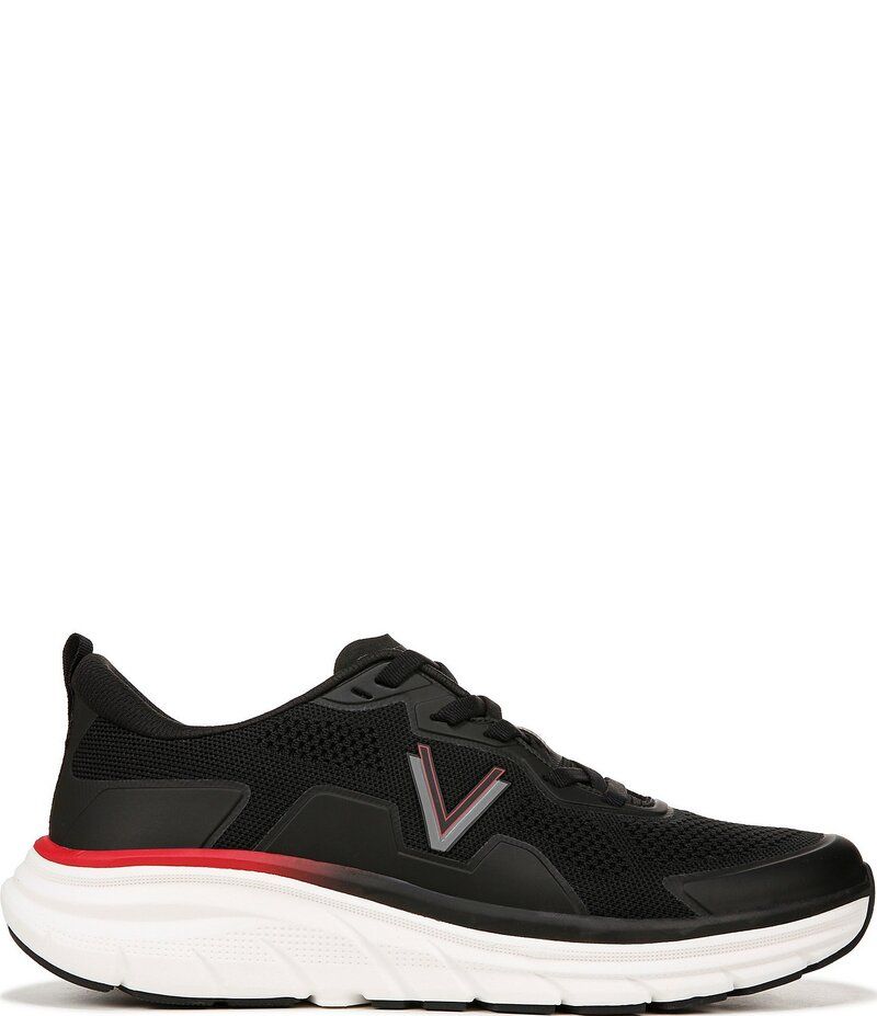 バイオニック メンズ シューズ スニーカー メッシュ レース Vionic Mens Walk Max Lace Up Mesh Sneakers Black ブラック
