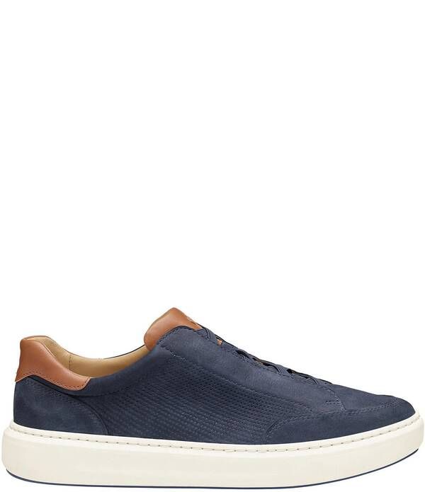 ジョンストンアンドマーフィー メンズ シューズ スリッポン・ローファー スニーカー レース Johnston Murphy Mens Anders Perforated Nubuck Stretch