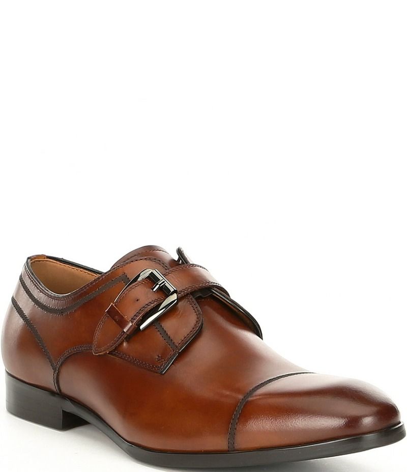 スティーブ マデン メンズ シューズ ドレスシューズ モンクストラップ モンク レザー ローファー Steve Madden Mens Covet Leather Monk Strap Loafers