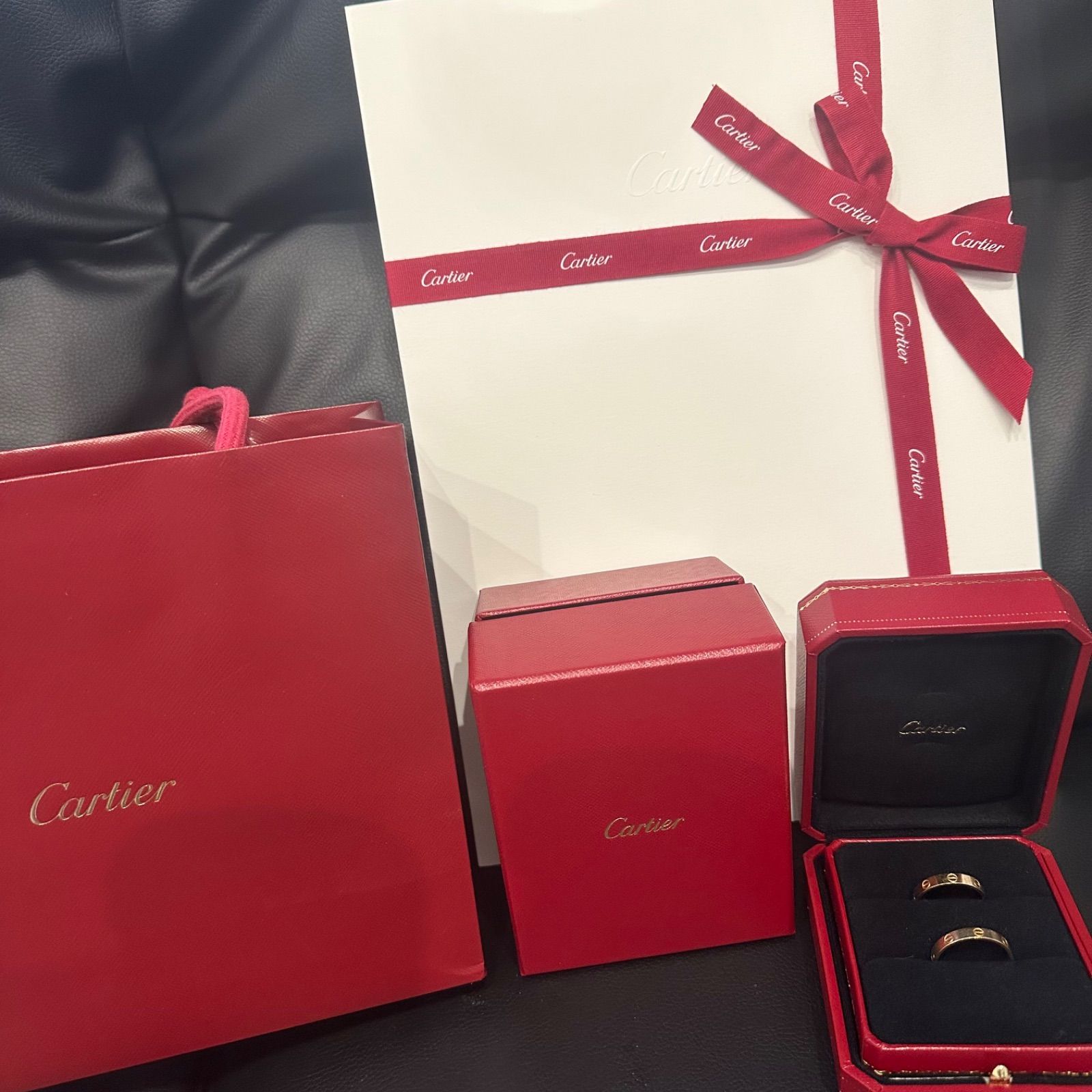 Cartier カルティエ LOVEリング ペアリング 2点セット - メルカリ
