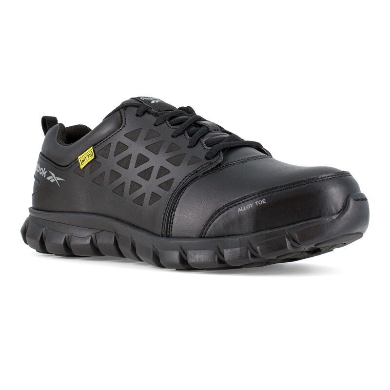 リーボック メンズ シューズ スニーカー Reebok Work Mensublite Cushion Alloy Toe Met Guard Shoes Black ブラック