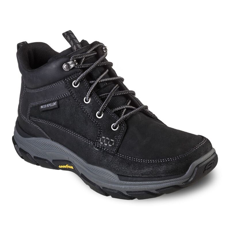 スケッチャーズ メンズ シューズ ブーツ・レインブーツ リラックスフィット Skechers Relaxed Fit Respected Boswell Mens Boots Black ブラック