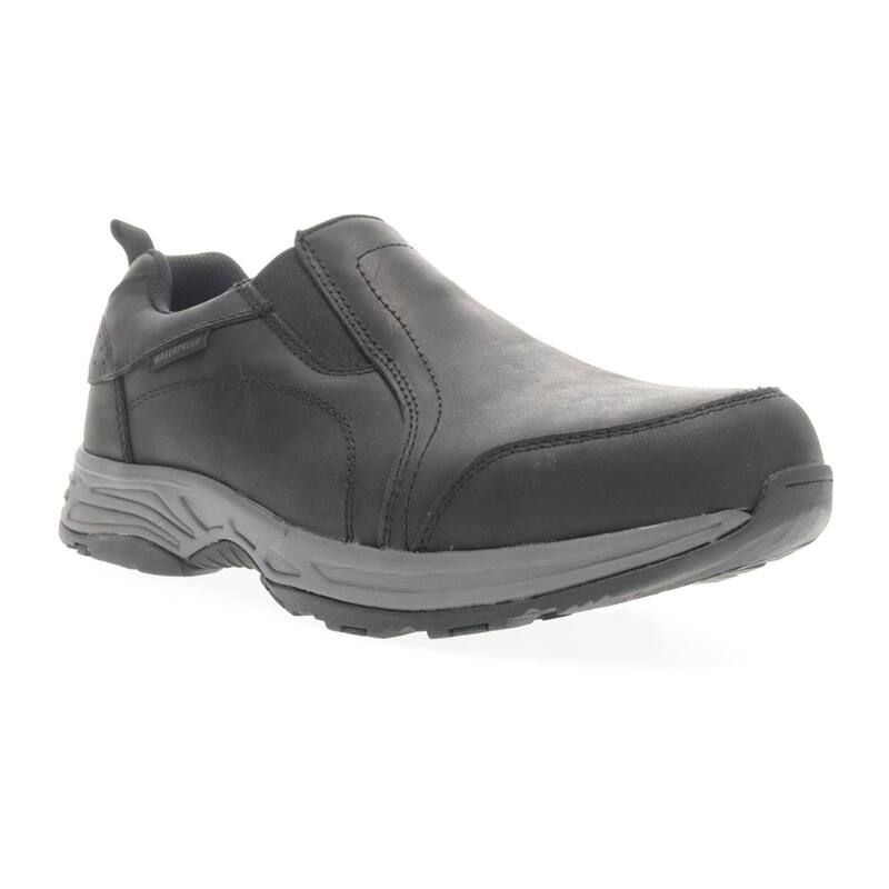 プロペット メンズ シューズ スニーカー レザー Propet Cash North Mens Leather SlipOn Shoes Black ブラック