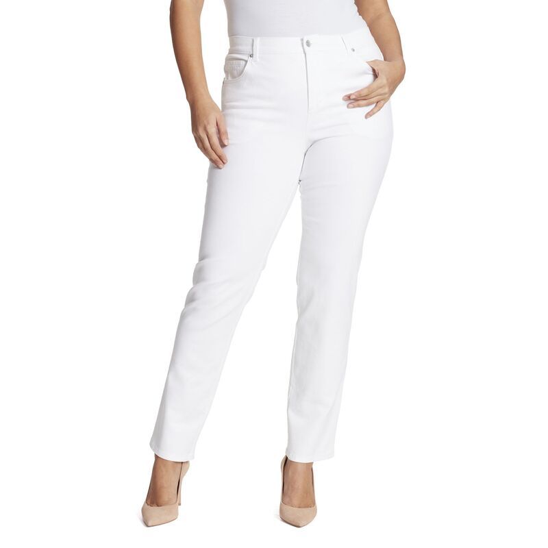 グロリアバンデービルト レディース ボトムス デニムパンツ プラスサイズ ジーンズ Plusize Gloria Vanderbilt Amanda Classic Jeans Vintage Whi