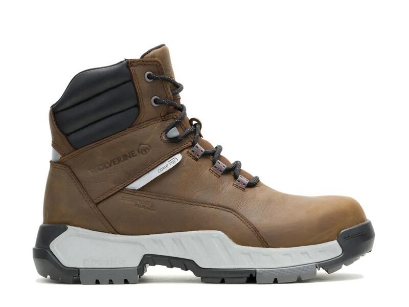ウルヴァリン メンズ シューズ ブーツ・レインブーツ WolverineTarmac II 6 CarbonMAX Waterproof Work Boot Mens Dark Brown ブラウン