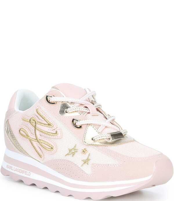 カール ラガーフェルド レディース ボトムス カジュアルパンツ スニーカー レース KARLAGERFELD PARIS Masrina Lace Up Sneakers Light Blush ブラ