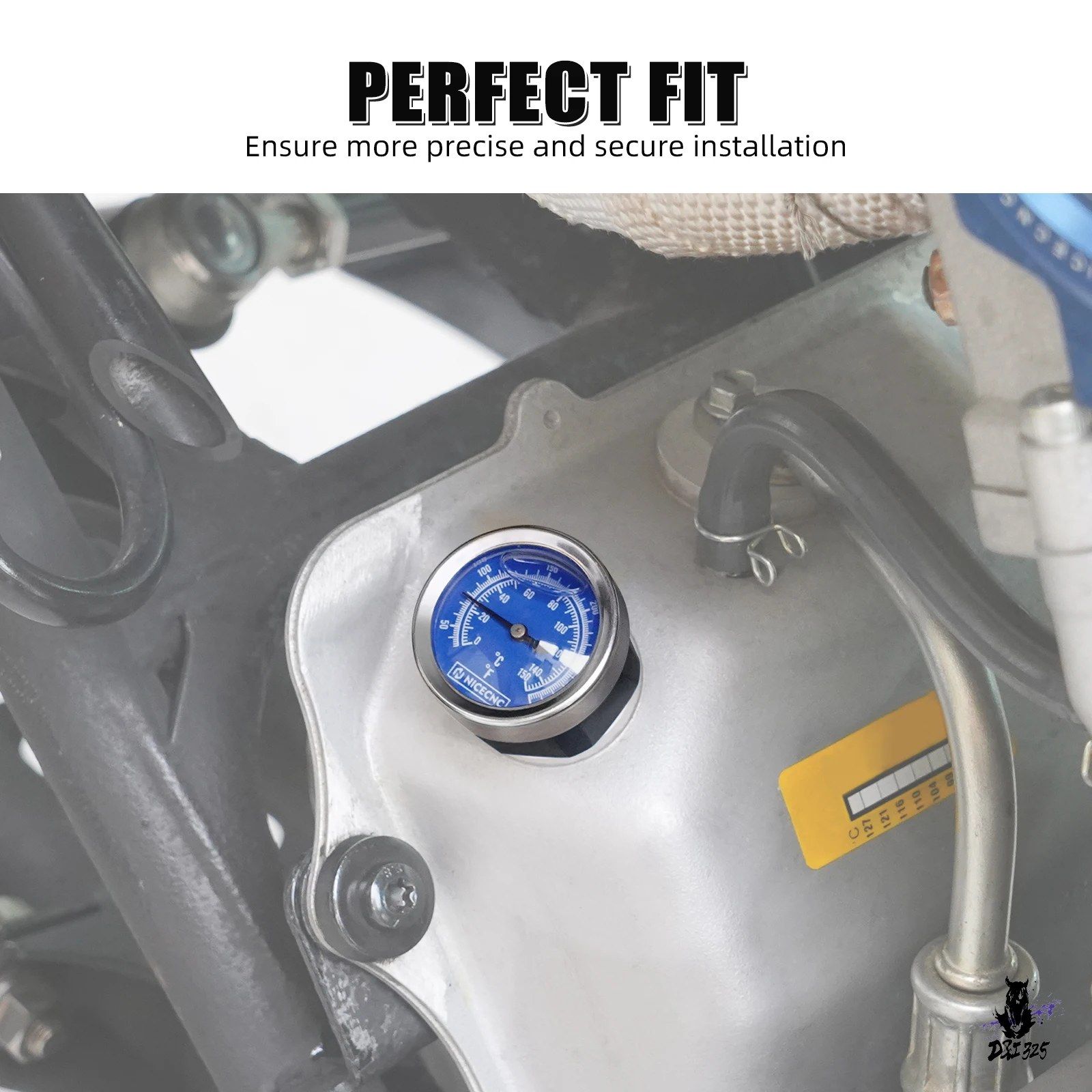 NICECNC ATV オイルディップスティック 温度計付き Yamaha YFZ450R 2009-2023 / YFZ450X 2010-