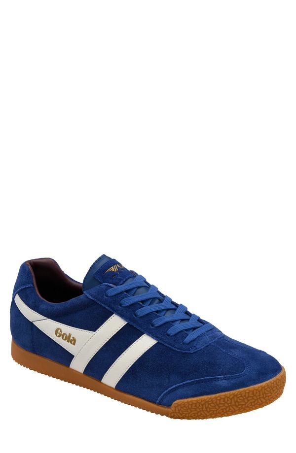 ゴラ メンズ シューズ スニーカー Gola Harrier Low Top Sneaker Deep Blue Off White Burgundy オフホワイト
