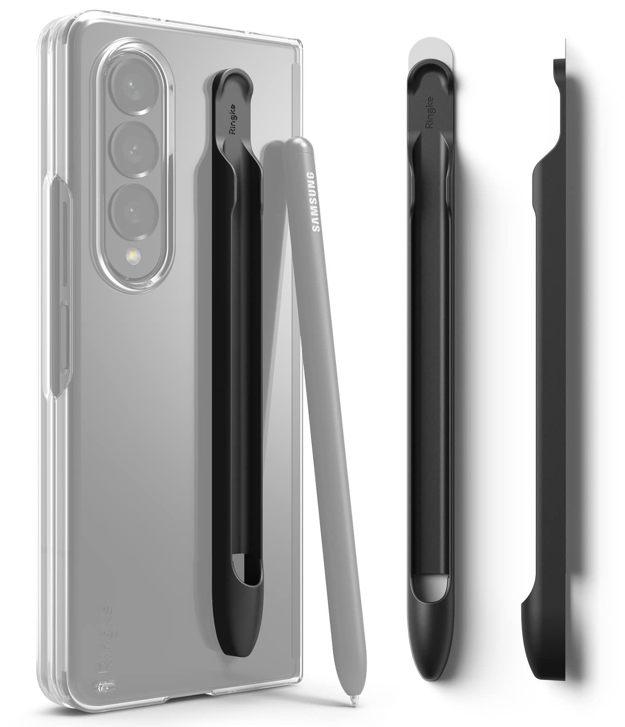 Galaxy Z Fold4 ペン付 SAMSUNG 純正 カバー ケース Z Galaxy Fold4 Black Fold4専用) 韓国版（ケース・ペン付き）