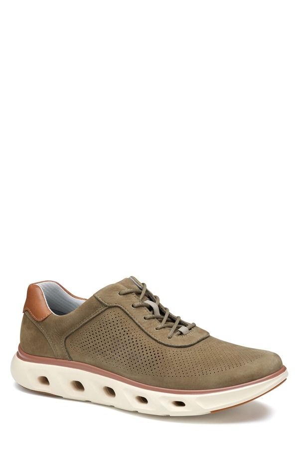 ジョンストンアンドマーフィー メンズ シューズ スニーカー Johnston Murphy Reactivate Sneaker Taupe Nubuck トープ
