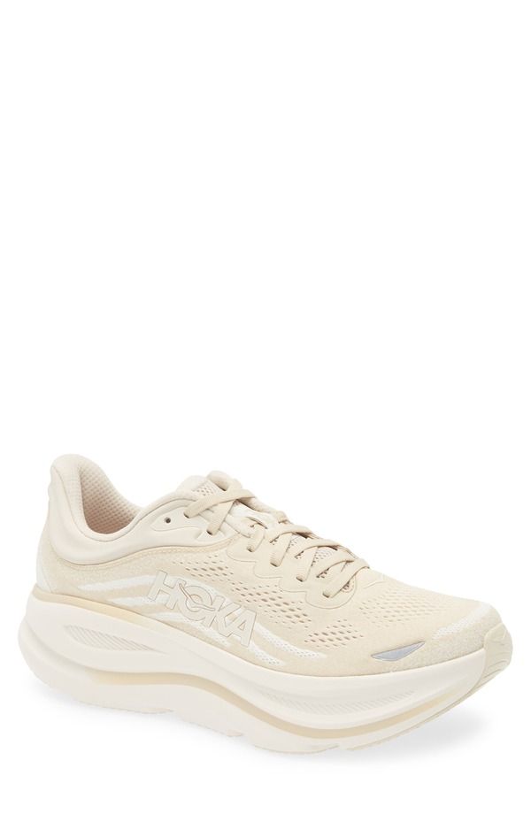 ホカオネオネ メンズ シューズ スニーカー HOKA Bondi 9 Running Shoe Oatmeal Oat Milk オートミール