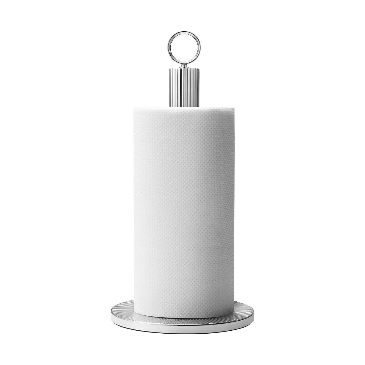 「 Georg Jensen 」 キッチンペーパースタンド ステンレススティール BERNADOTTE シルバー 直径約15×高さ約30cm 10018233
