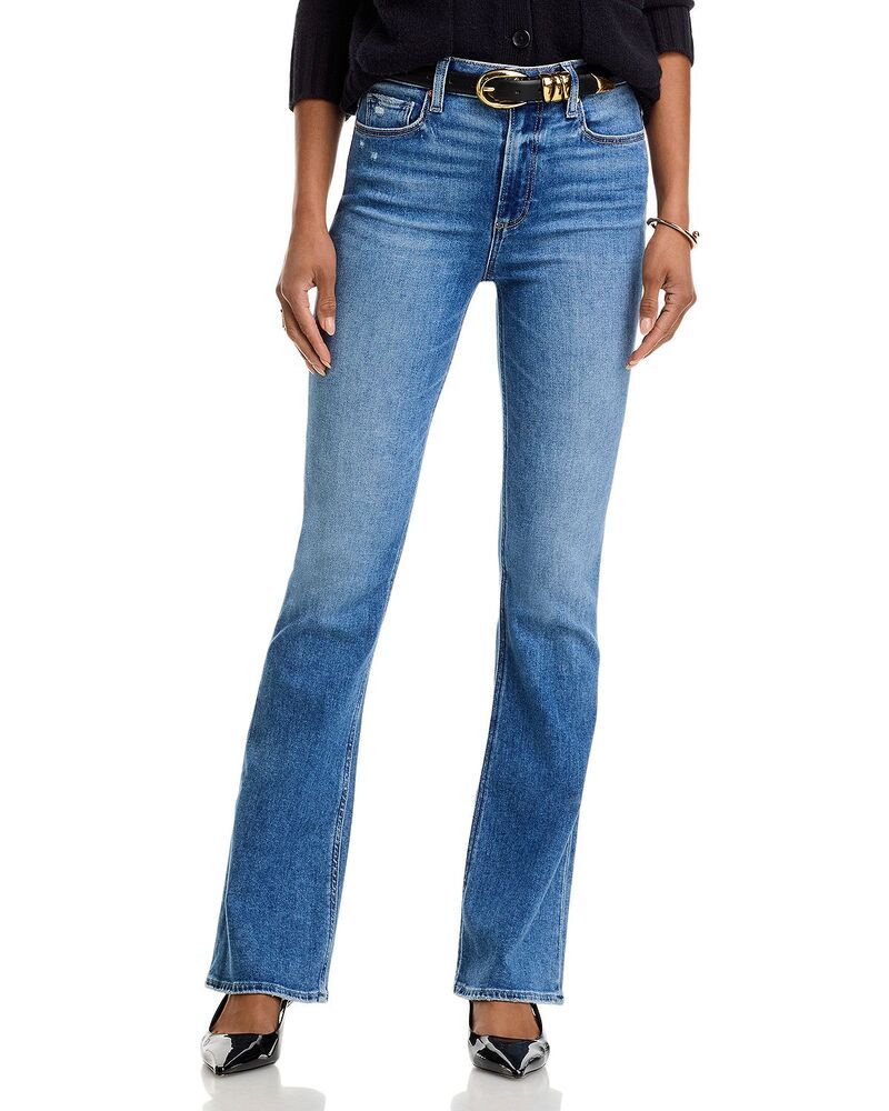 ペイジ レディース ボトムス デニムパンツ ジーンズ PAIGE Laurel Canyon High Rise Flare Jeans Rock Show Distressed