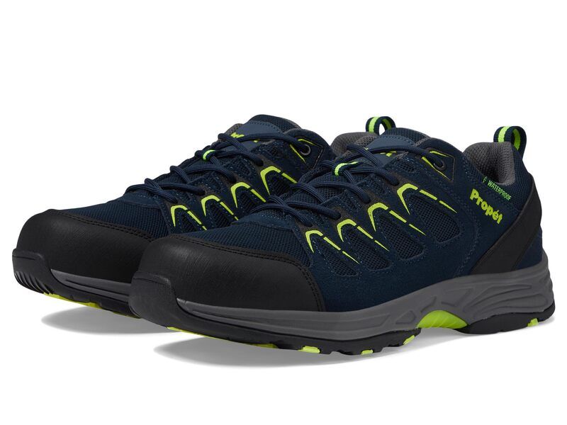 プロペット メンズ シューズ ブーツ・レインブーツ Propet Cooper NavyLime ネイビー