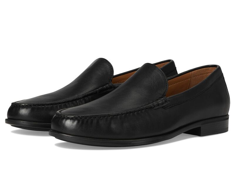 ジョンストンアンドマーフィー メンズ シューズ スニーカー Johnston Murphy Harrison Venetian Black Glove Lea ブラック