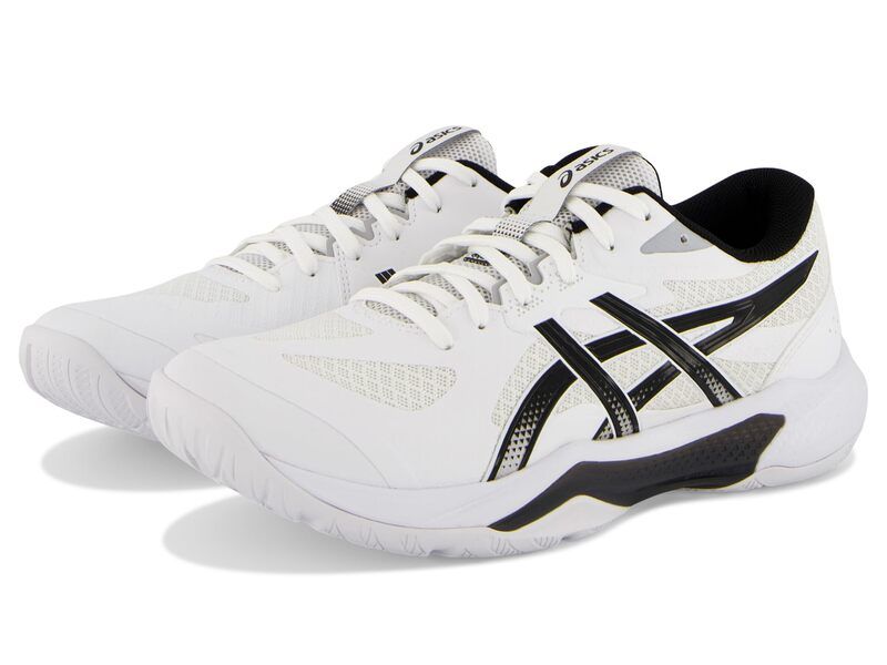 アシックス メンズ シューズ スニーカー ASICS Geltactic 13 WhiteBlack ホワイト
