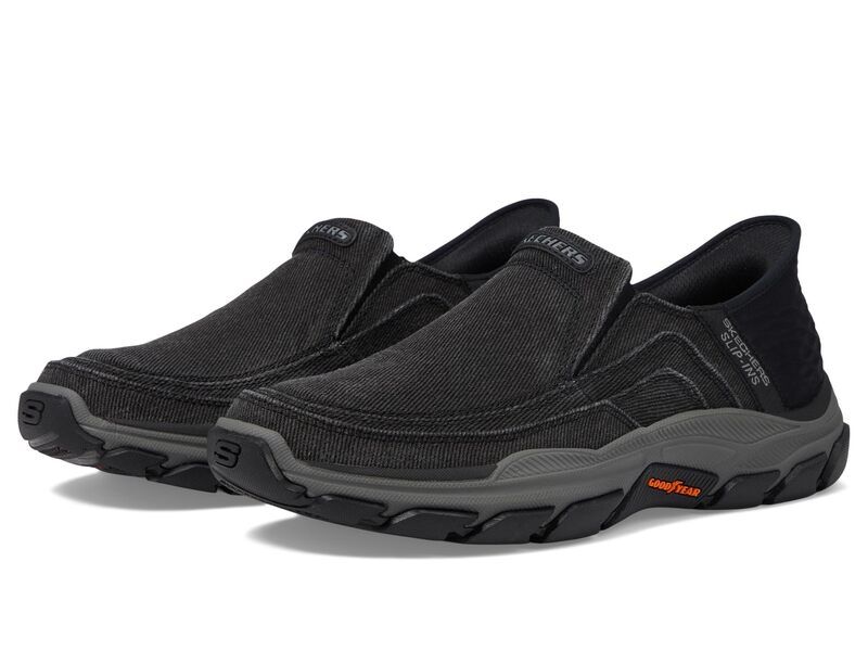 スケッチャーズ メンズ シューズ スニーカー SKECHERS Respected Holmgren Hands Free SlipIns Black ブラック