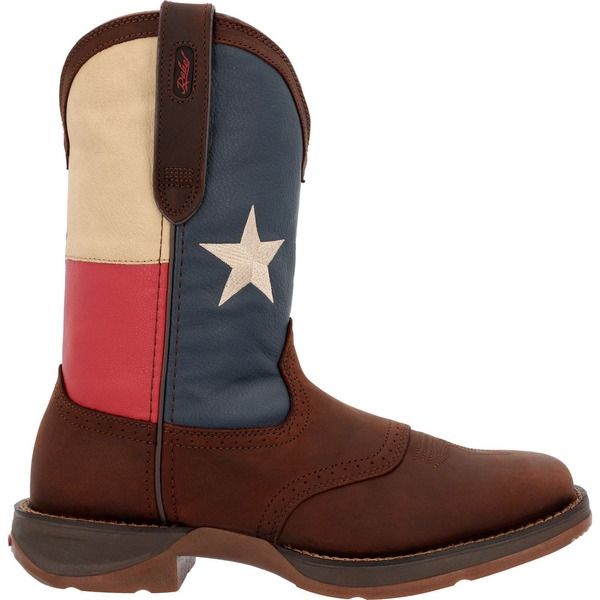 ドゥランゴ メンズ シューズ ブーツ・レインブーツ DURANGO Texas Flag Western Boot Dark Brown And Texas Flag ブラウン