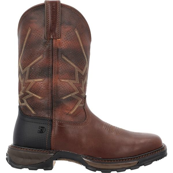 ドゥランゴ メンズ シューズ ブーツ・レインブーツ DURANGO Ventilated Western Work Bootobacco