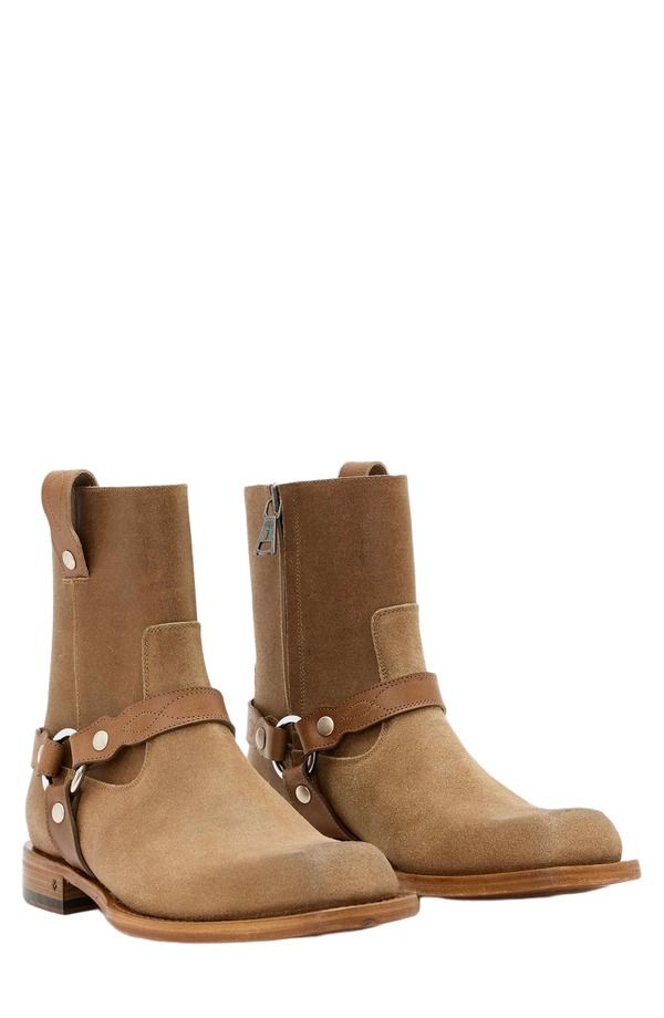ジョンバルベイトス メンズ シューズ ブーツ・レインブーツ John Varvatos Broome Harness Boot Wood Brown ブラウン