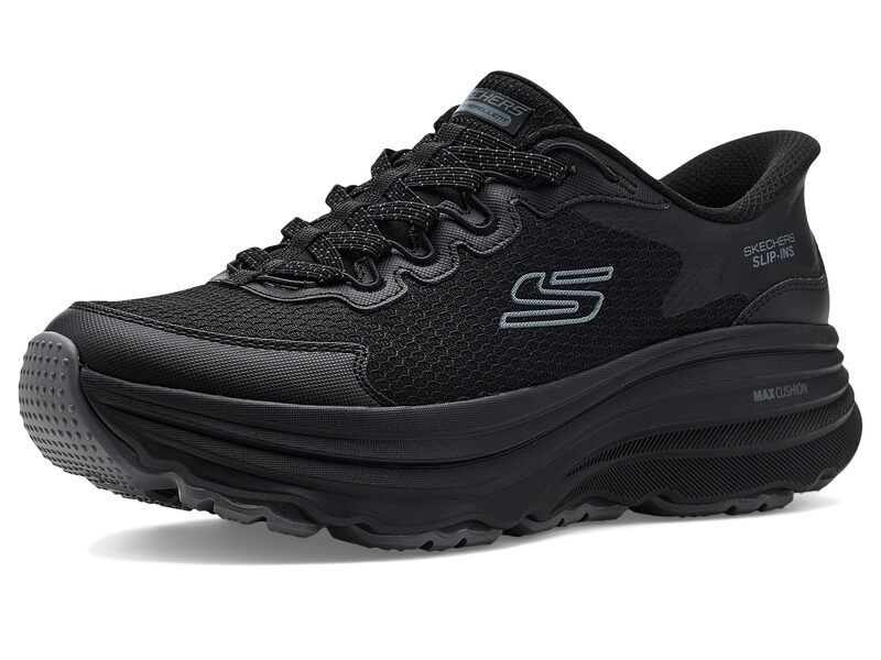 スケッチャーズ レディース シューズ スニーカー SKECHERS Max Cushioning Zirrus Hands Free SlipIns Black ブラック