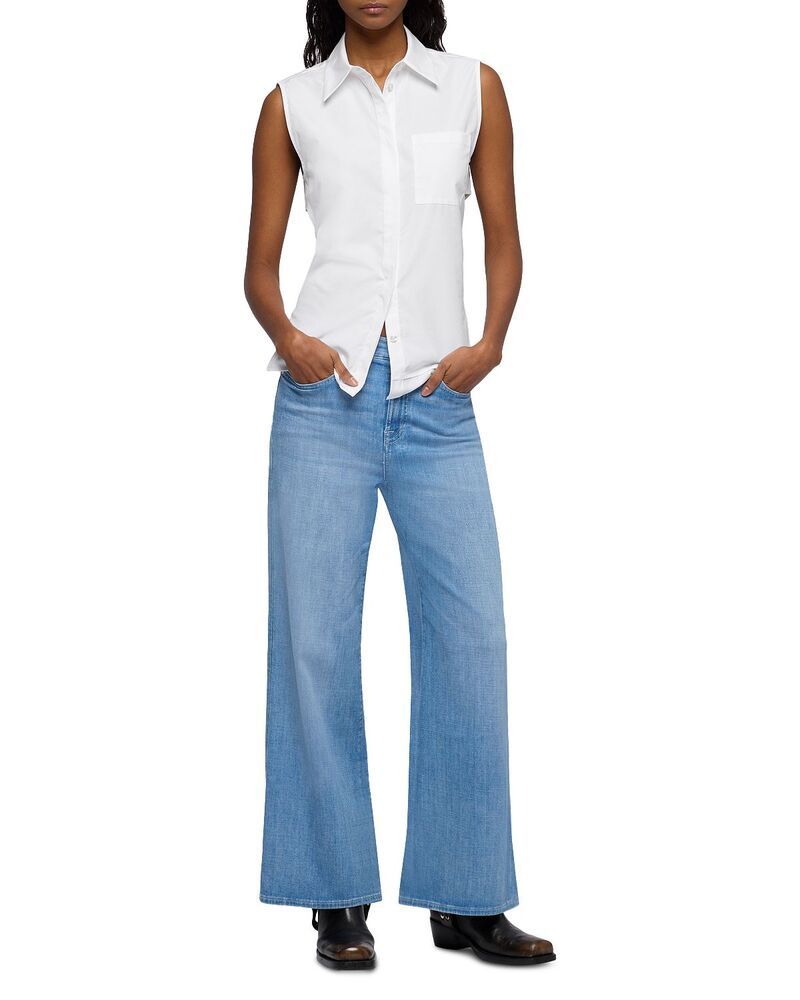 セブンフォーオールマンカインド レディース ボトムス デニムパンツ アンクル ジーンズ 7 For All Mankind Lotta High Rise Ankle Jeans in Glisten