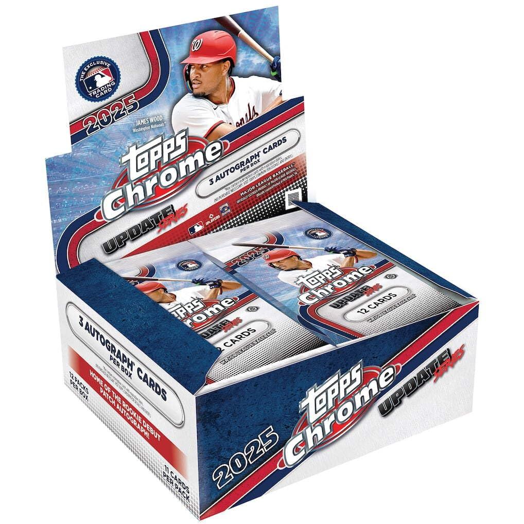 MLB 2025 Topps Chrome Update Series Baseball Jumbo Box