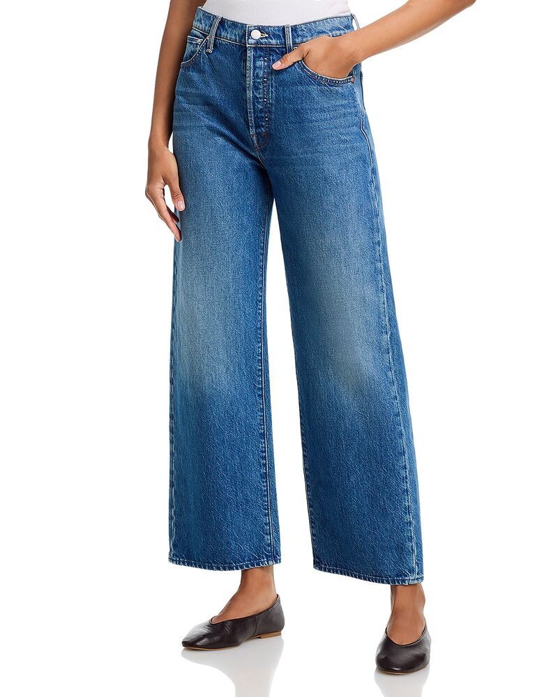 マザー レディース ボトムス デニムパンツ ジーンズ MOTHER The Dodger Button Flood Jeans Thumb Green Thumb グリーン