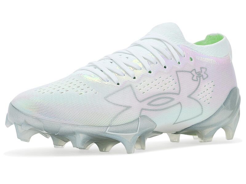 アンダーアーマー メンズ シューズ スニーカー Under Armour Blur Pro Football Cleats WhiteMetallic ホワイト