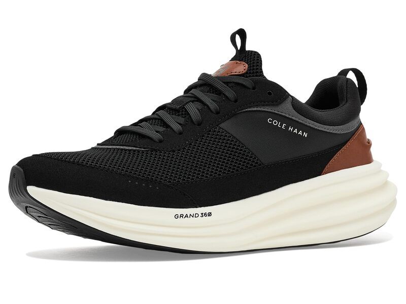 コールハーン メンズ シューズ スニーカー Cole Haan Original Grand Quadstreak Running Sneakers BlackBritish T ブラック