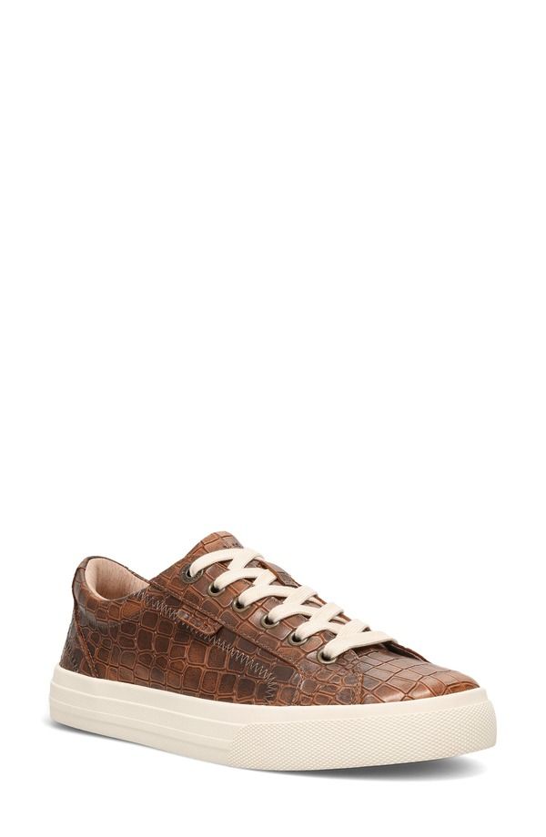 タウス レディース シューズ スニーカー Taos Plim Souluxe Sneaker Brown Croco ブラウン