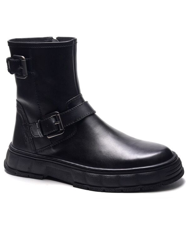 アンソニー ヴィア メンズ シューズ ブーツ・レインブーツ Anthony Veer A Veer Mens Ranger Biker Boots Black ブラック