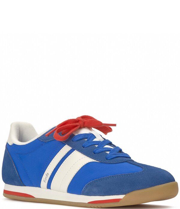 ケッズ レディース ボトムス カジュアルパンツ スニーカー スエード レース Keds Womens RevivalaceUp Suede Sneakers Keds Blue ブルー