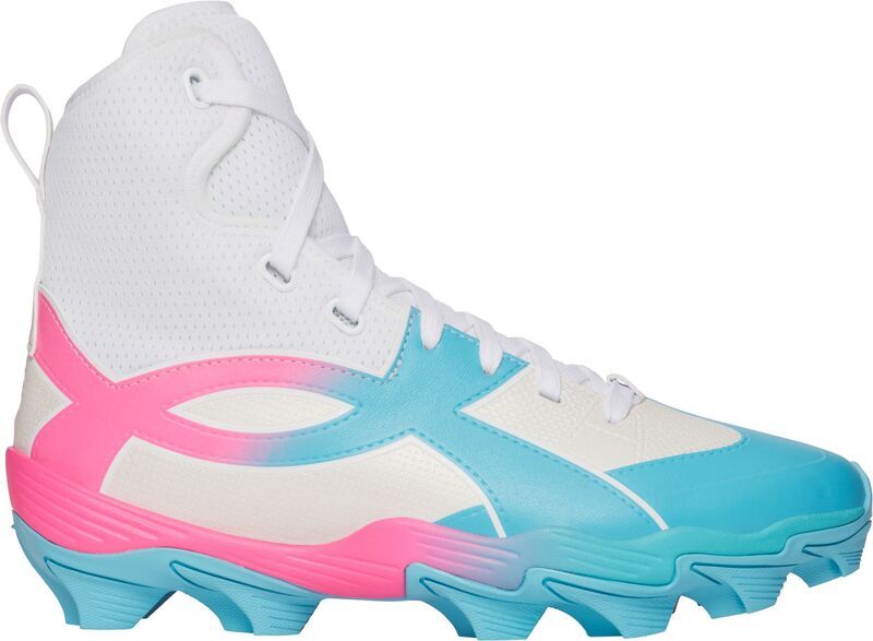 アンダーアーマー メンズ シューズ スニーカー Under Armour Spotlight Icon Highlight RM Football Cleats WhiteBluePink ホワイト